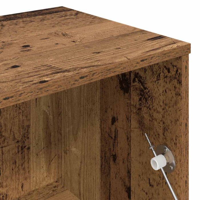Meuble TV vieux bois 120x34x37 cm bois d'ingénierie – Image 7