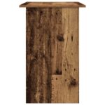 Bureau vieux bois 90x50x74 cm bois d'ingénierie – Image 3
