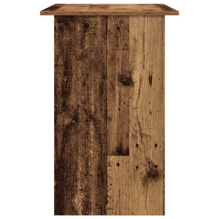 Bureau vieux bois 90x50x74 cm bois d'ingénierie – Image 3