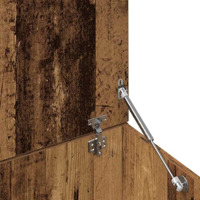 Table basse vieux bois 150x50x35 cm bois d'ingénierie – Image 5