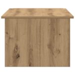 Table basse chêne artisanal 150x50x35 cm bois d'ingénierie – Image 3