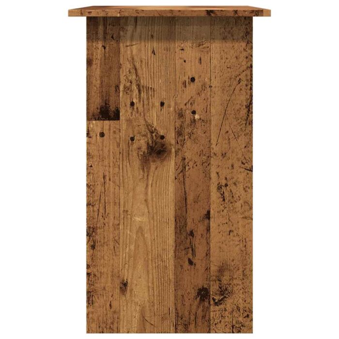 Bureau vieux bois 80x45x74 cm bois d'ingénierie – Image 3