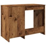 Bureau vieux bois 100x50x76 cm bois d'ingénierie – Image 5