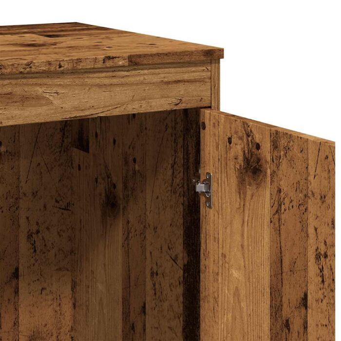 Bureau vieux bois 100x50x76 cm bois d'ingénierie – Image 7