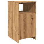 Commode chêne artisanal 40x50x76 cm bois d'ingénierie – Image 5