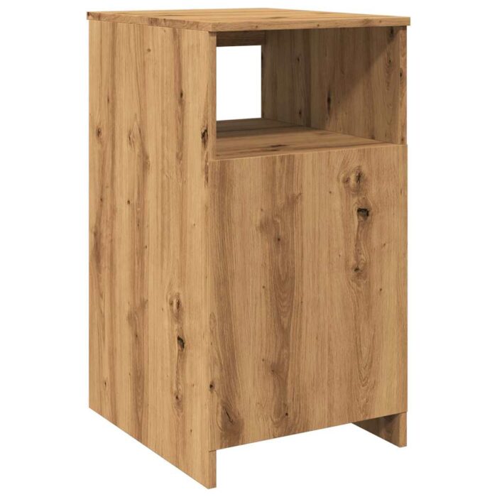 Commode chêne artisanal 40x50x76 cm bois d'ingénierie – Image 5