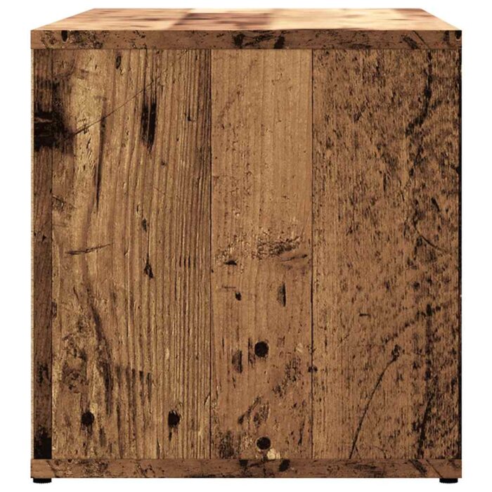 Meuble TV vieux bois 80x34x35,5 cm bois d'ingénierie – Image 3