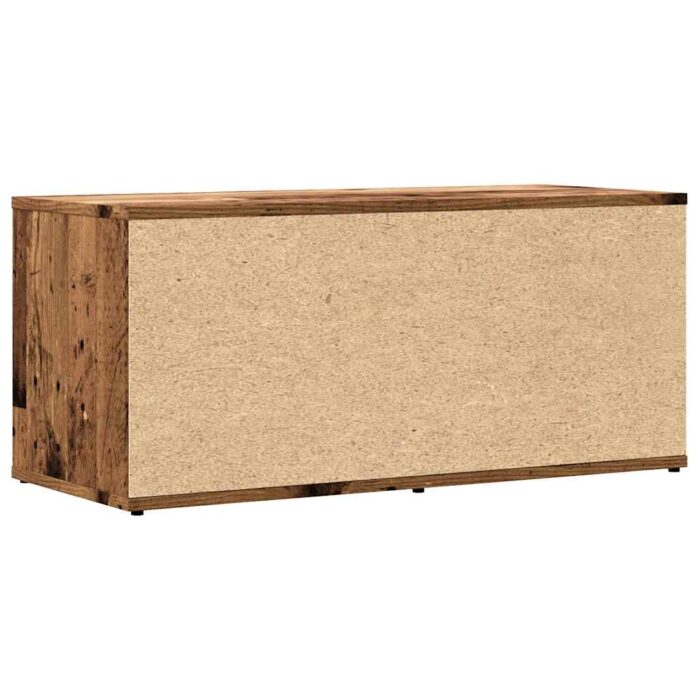 Meuble TV vieux bois 80x34x35,5 cm bois d'ingénierie – Image 4