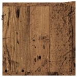 Meuble TV mural vieux bois 80x30x30 cm bois d'ingénierie – Image 3