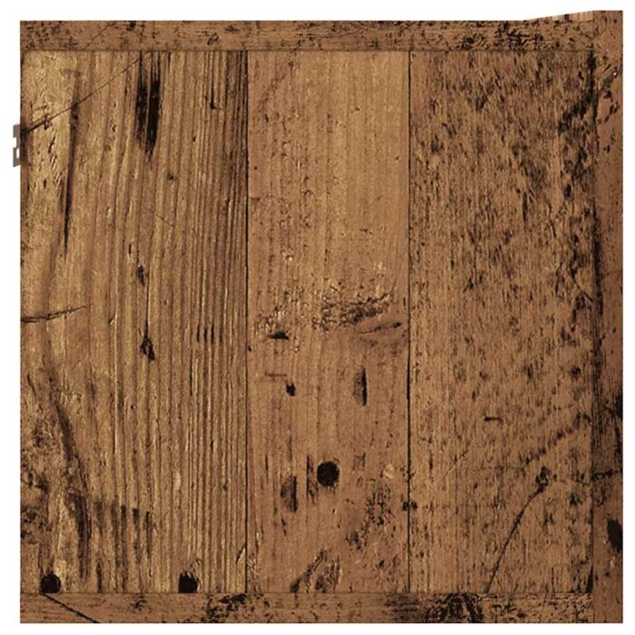 Meuble TV mural vieux bois 80x30x30 cm bois d'ingénierie – Image 3
