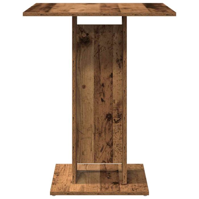 Table de bistro vieux bois 60x60x75 cm bois d'ingénierie – Image 2