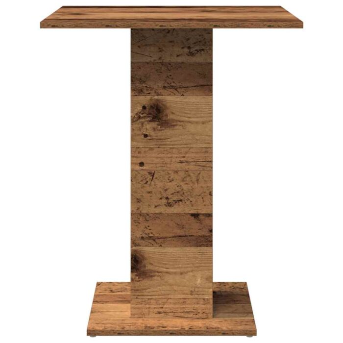 Table de bistro vieux bois 60x60x75 cm bois d'ingénierie – Image 3