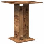 Table de bistro vieux bois 60x60x75 cm bois d'ingénierie – Image 4