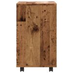 Table d'appoint vieux bois 70x35x55 cm bois d'ingénierie – Image 3