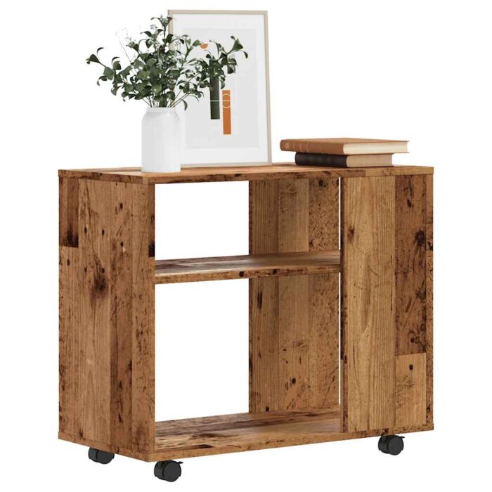 VXL8721158435514_m_en_hd_1.jpg Table d'appoint vieux bois 70x35x55 cm bois d'ingénierie – Image 1