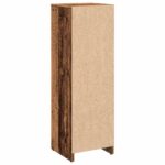 Armoire de salle de bain vieux bois 30x30x95 cm bois ingénierie – Image 4