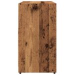 Armoire lavabo de salle de bain vieux bois 60x33x60 cm – Image 5