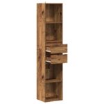 Bibliothèque vieux bois 36x30x171 cm bois d'ingénierie – Image 5