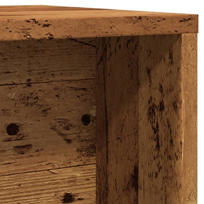 Tables basses gigognes 2 pcs vieux bois bois d'ingénierie – Image 6