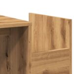 Table basse chêne artisanal 90x45x35 cm bois d'ingénierie – Image 5