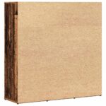 Bibliothèque vieux bois 90x28x90 cm bois d'ingénierie – Image 5