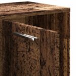 Bibliothèque vieux bois 90x28x90 cm bois d'ingénierie – Image 7