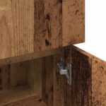 Armoire de salle de bain vieux bois 30x30x95 cm bois ingénierie – Image 7