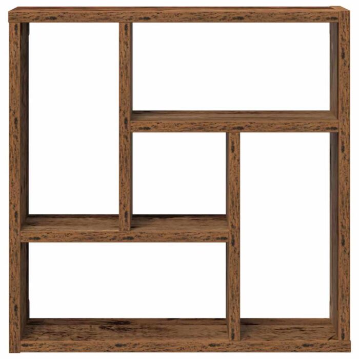 Étagère murale vieux bois 45x16x45 cm bois d'ingénierie – Image 2