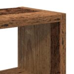 Étagère murale vieux bois 45x16x45 cm bois d'ingénierie – Image 5