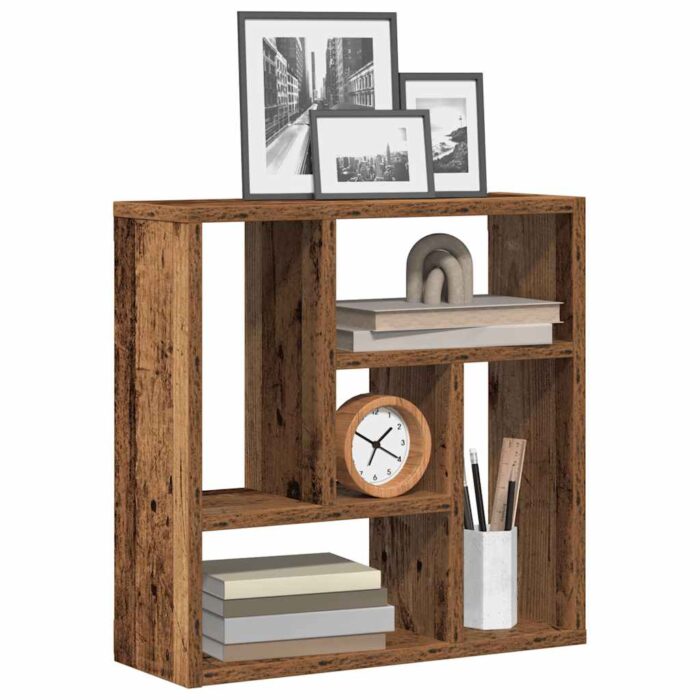 Étagère murale vieux bois 45x16x45 cm bois d'ingénierie – Image 1