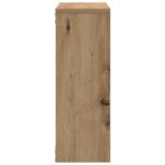 Étagère murale chêne artisanal 45x16x45 cm bois d'ingénierie – Image 3