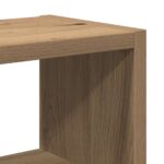 Étagère murale chêne artisanal 45x16x45 cm bois d'ingénierie – Image 5