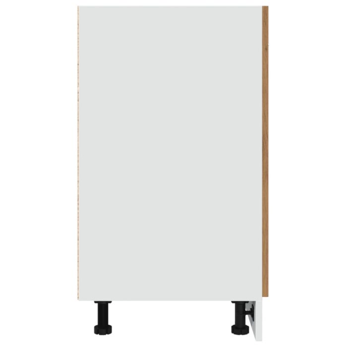 Armoire de plancher chêne artisanal 60x46x81,5 cm – Image 4