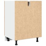 Armoire de plancher chêne artisanal 60x46x81,5 cm – Image 5