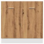 Armoire de plancher d'évier "Lyon" chêne artisanal – Image 3