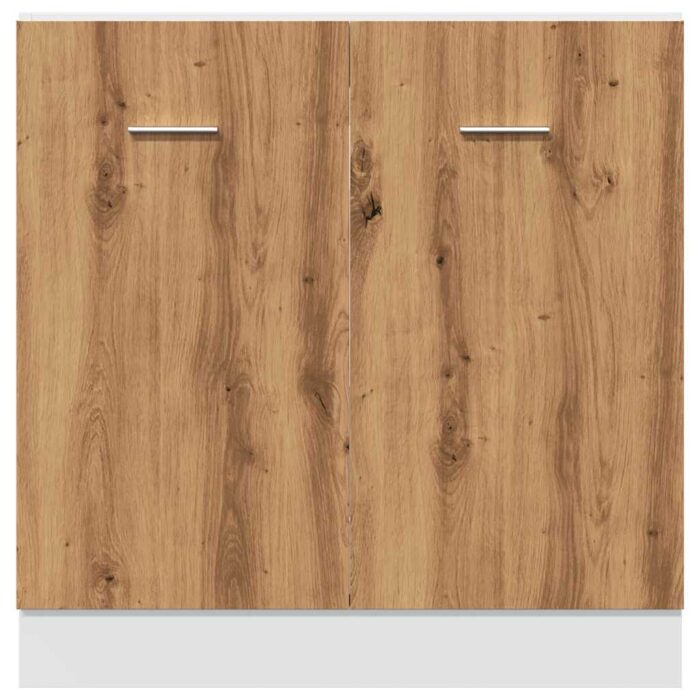 Armoire de plancher d'évier "Lyon" chêne artisanal – Image 3