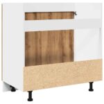 Armoire de plancher d'évier "Lyon" chêne artisanal – Image 5