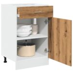 Armoire de plancher à tiroir "Lyon" chêne artisanal