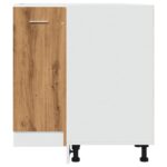 Armoire de cuisine chêne artisanal 75,5x75,5x81,5 cm – Image 2