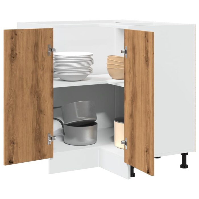 Armoire de cuisine chêne artisanal 75,5x75,5x81,5 cm – Image 1