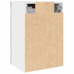 Armoire en verre suspendue "Lyon" vieux bois 40x31x60 cm – Image 5