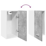 Armoire suspendue "Lyon" gris béton 30x31x60 cm – Image 6