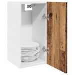 Armoire suspendue "Lyon" vieux bois 30x31x60 cm