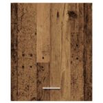 Armoire suspendue vieux bois 50x31x60 cm bois d'ingénierie – Image 2
