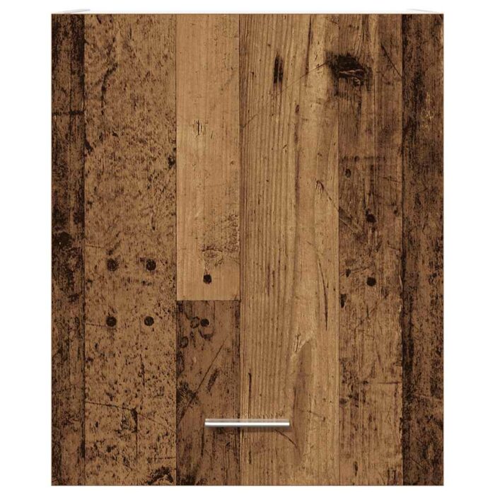 Armoire suspendue vieux bois 50x31x60 cm bois d'ingénierie – Image 2