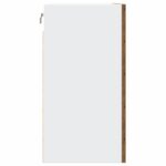 Armoire suspendue vieux bois 80x31x60 cm bois d'ingénierie – Image 4