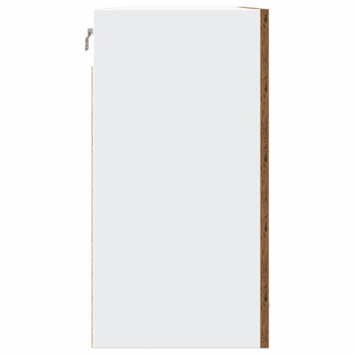 Armoire suspendue vieux bois 80x31x60 cm bois d'ingénierie – Image 4