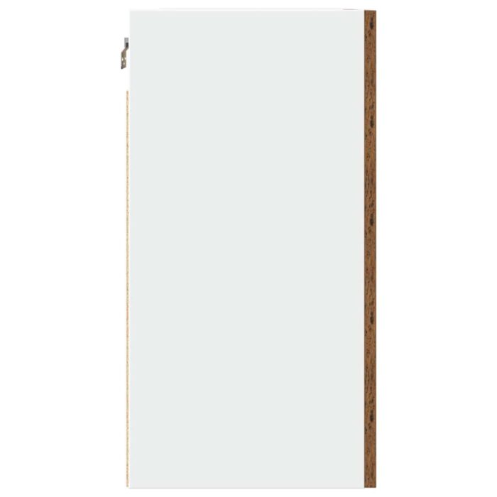 Armoires suspendues 2 pcs vieux bois 50x31x60cm bois ingénierie – Image 4