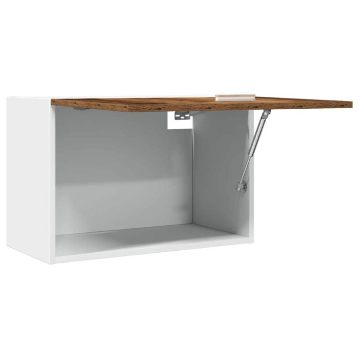 Armoire suspendue "Lyon" vieux bois 60x31x40 cm – Image 3