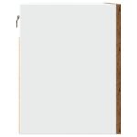 Armoire suspendue "Lyon" vieux bois 60x31x40 cm – Image 4